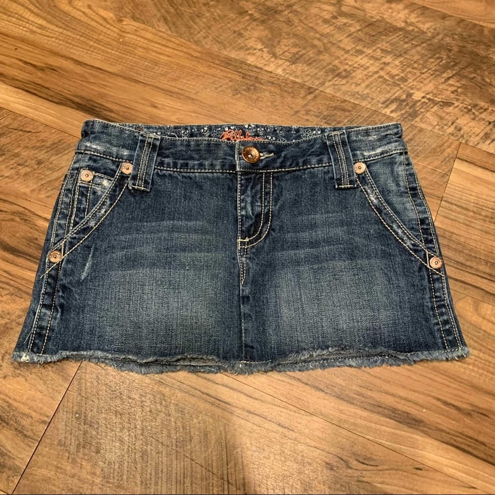 Billabong jean skirt
